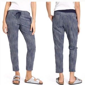Athleta Batik Midtown Blue Ankle Pant